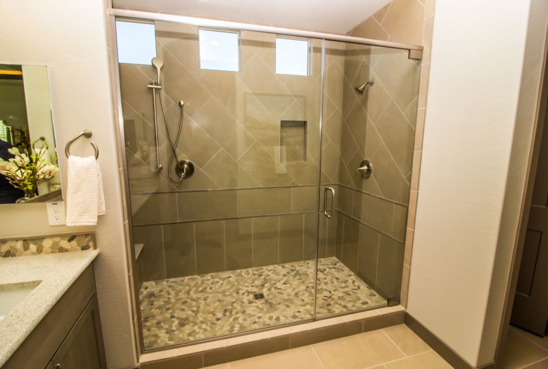Finished Shower Enclosure